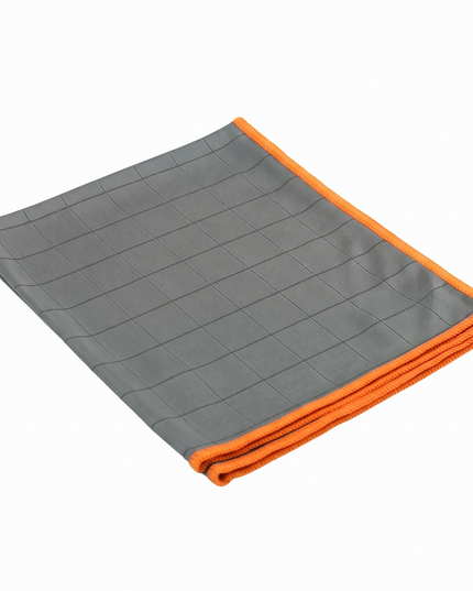 Graphen Carbon-Mikrofasertuch 40x50cm grau-orange
