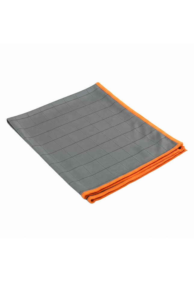 Graphen Carbon-Mikrofasertuch 40x50cm grau-orange