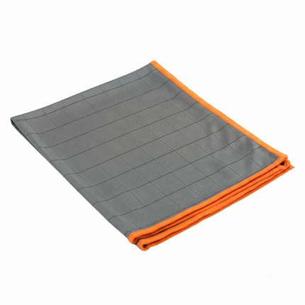 Graphen Carbon-Mikrofasertuch 40x50cm grau-orange