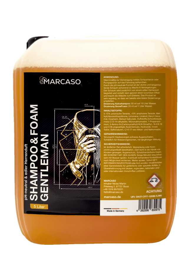 Gentleman Snowfoam&Autoshampoo pH-neutral 5 Liter Kanister