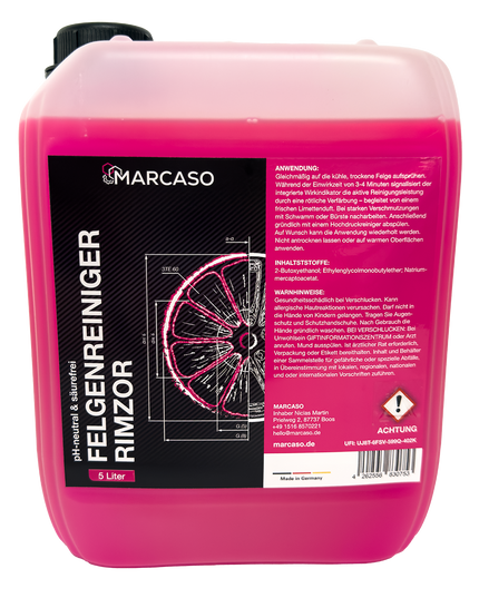 Rimzor Felgenreiniger pH-neutral & säurefrei 5 Liter Kanister
