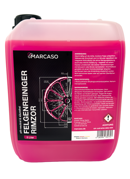 Rimzor Felgenreiniger pH-neutral & säurefrei 5 Liter Kanister