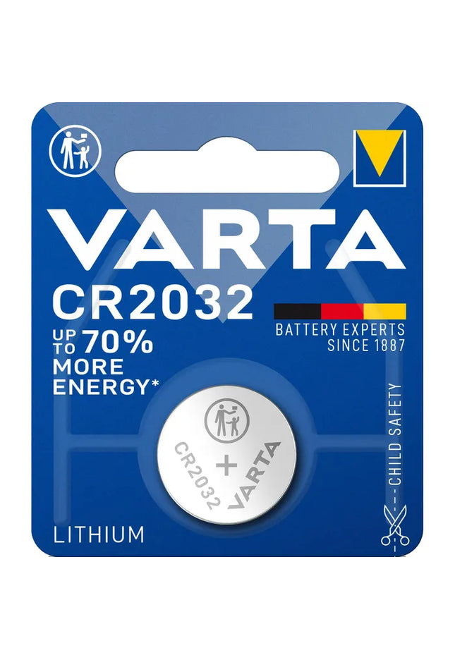 Varta CR2032 Lithium Knopfzelle Batterie für Autoschlüssel