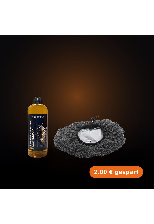 Unterwegs-Set – Gentleman 750 ml + Rasta Bürstenbezug